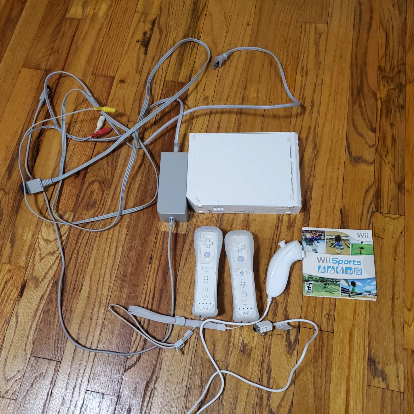 Nintendo Wii Console with Wii Sports and Accessories