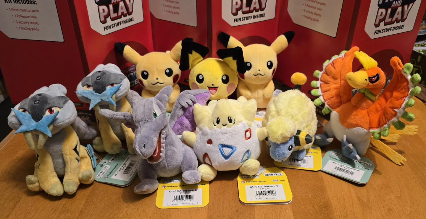 Pokemon Center Plush - Sitting Cuties BNWT
