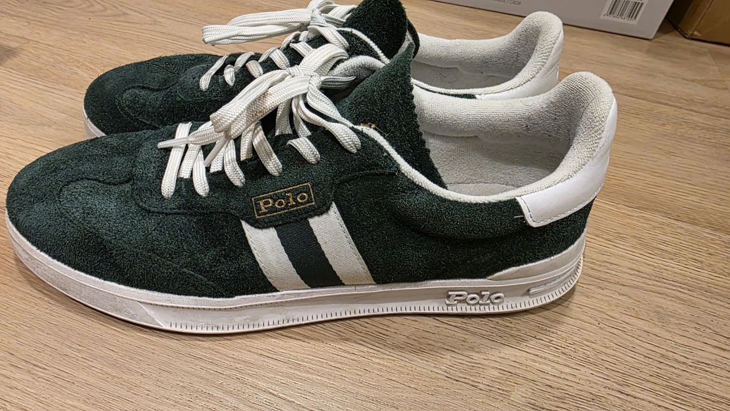 Polo Ralph Lauren Suede Sneakers - Dark Green