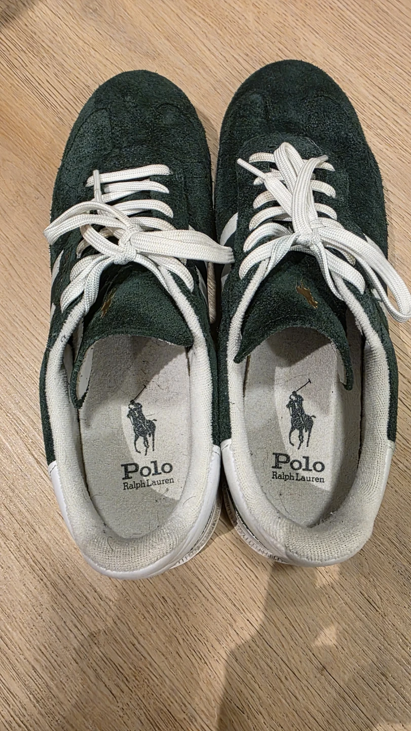 Polo Ralph Lauren Suede Sneakers - Dark Green - photo 3