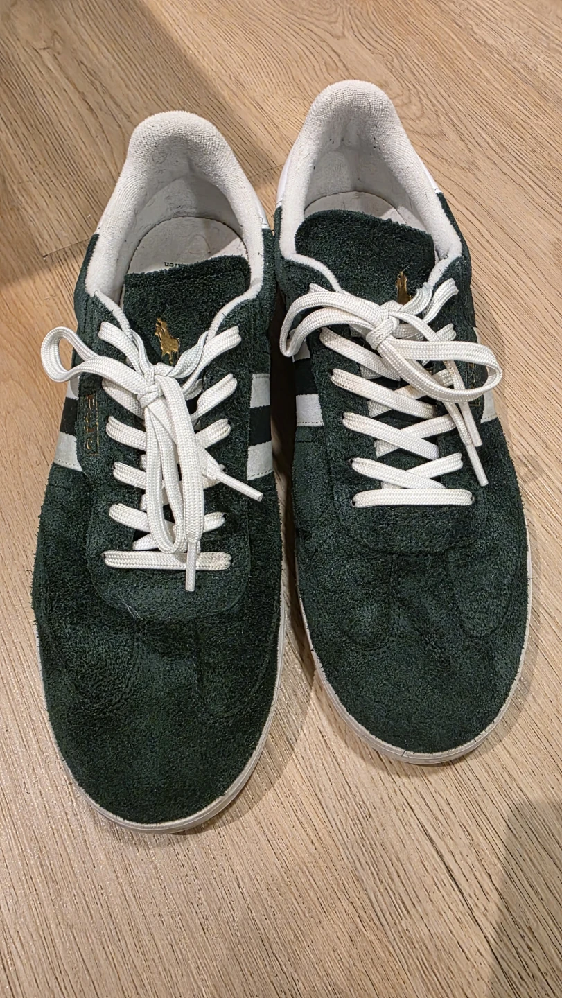 Polo Ralph Lauren Suede Sneakers - Dark Green - photo 4