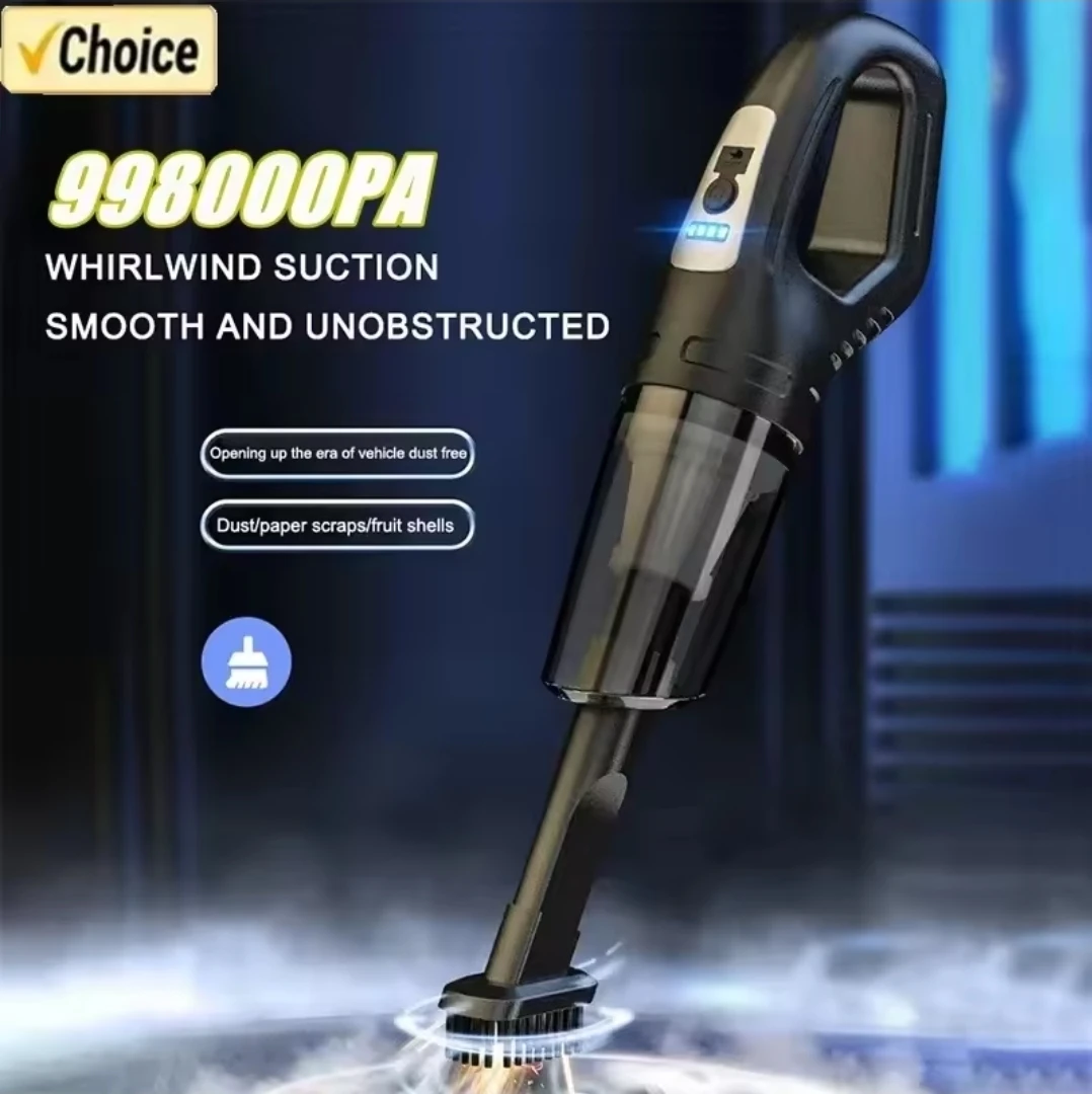 Wireless Mini Vacuum Cleaner, Powerful Suction  USB Rechargeable