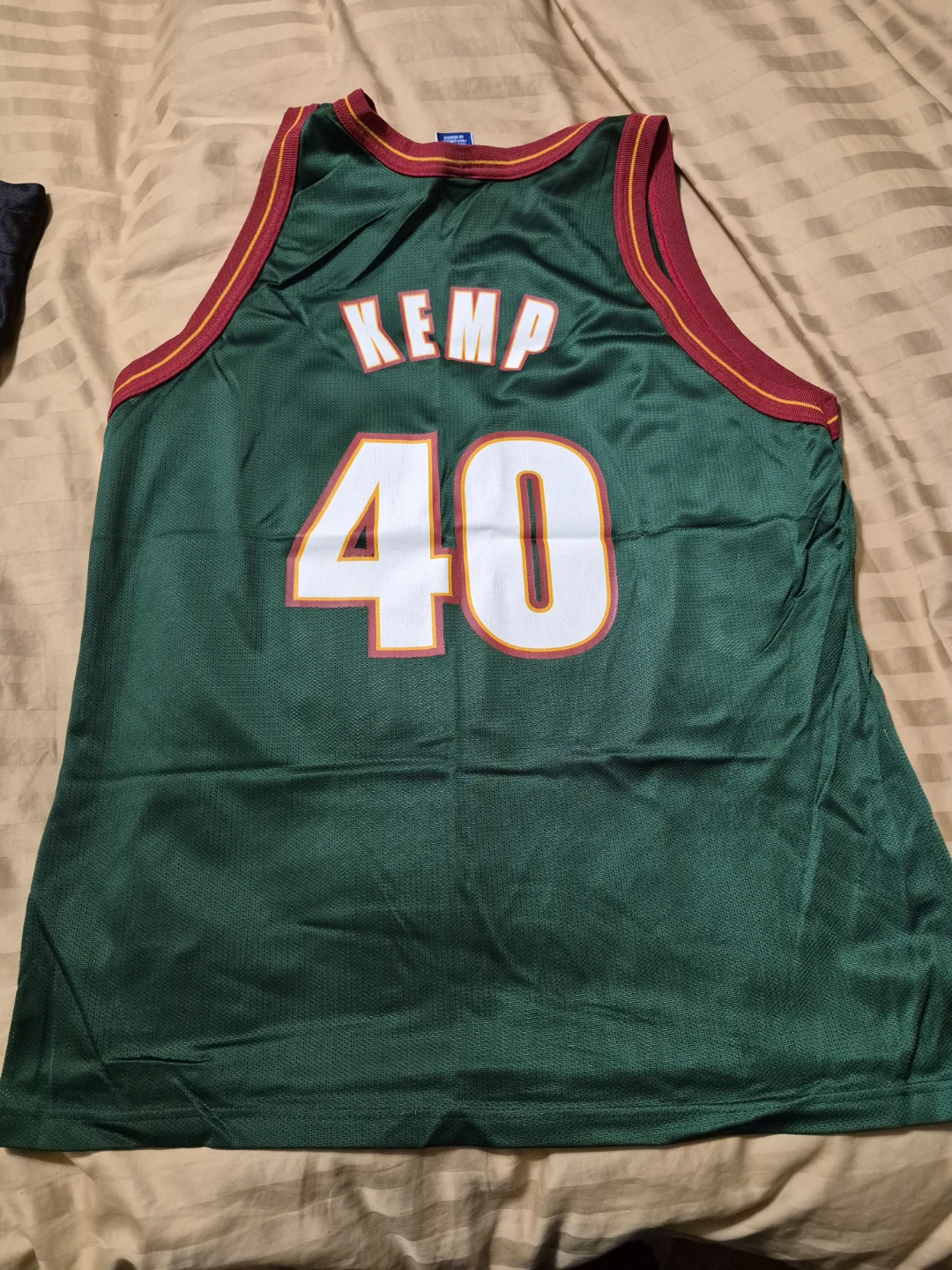 Shawn Kemp Seattle Sonics #40 Basketball Jersey - photo 2