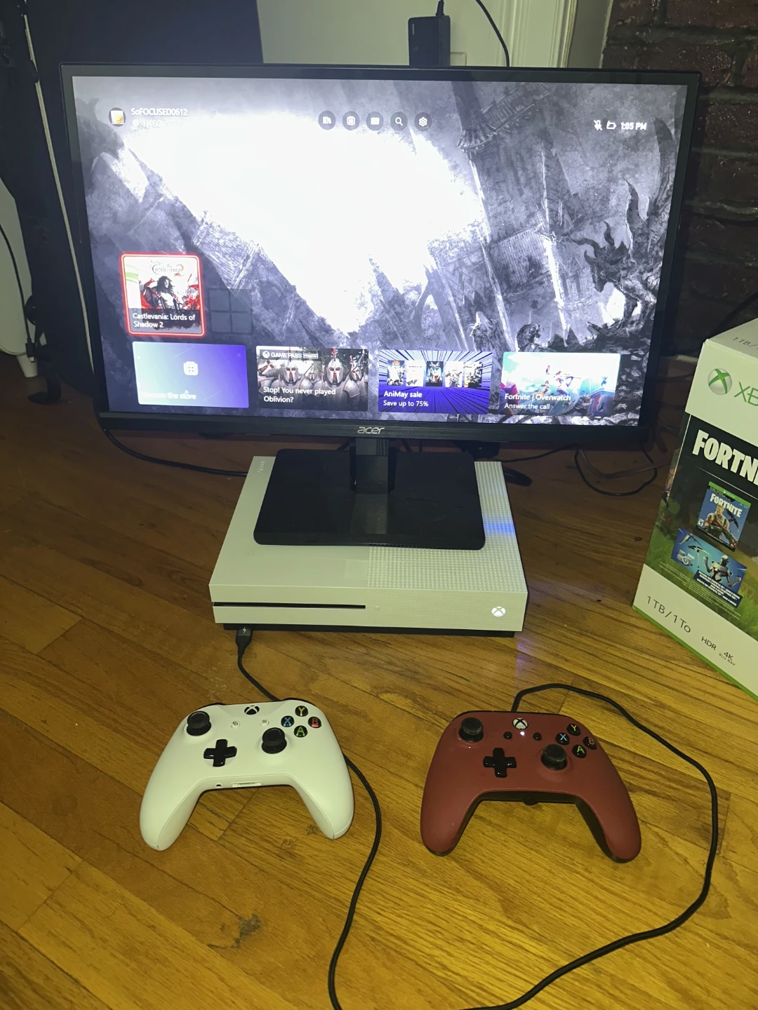 Xbox One S Fortnite 1TB Edition Console