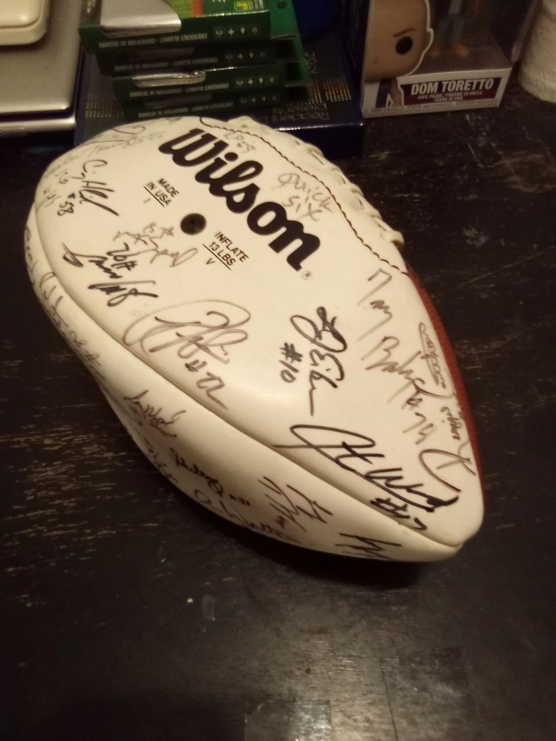 Wilson CFL Official Autographed Football - photo 4