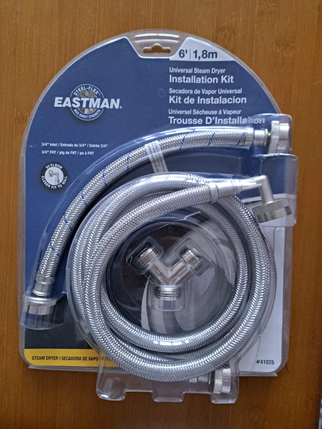 Eastman Universal Steam Dryer Installation Kit - 6' / 1.8m