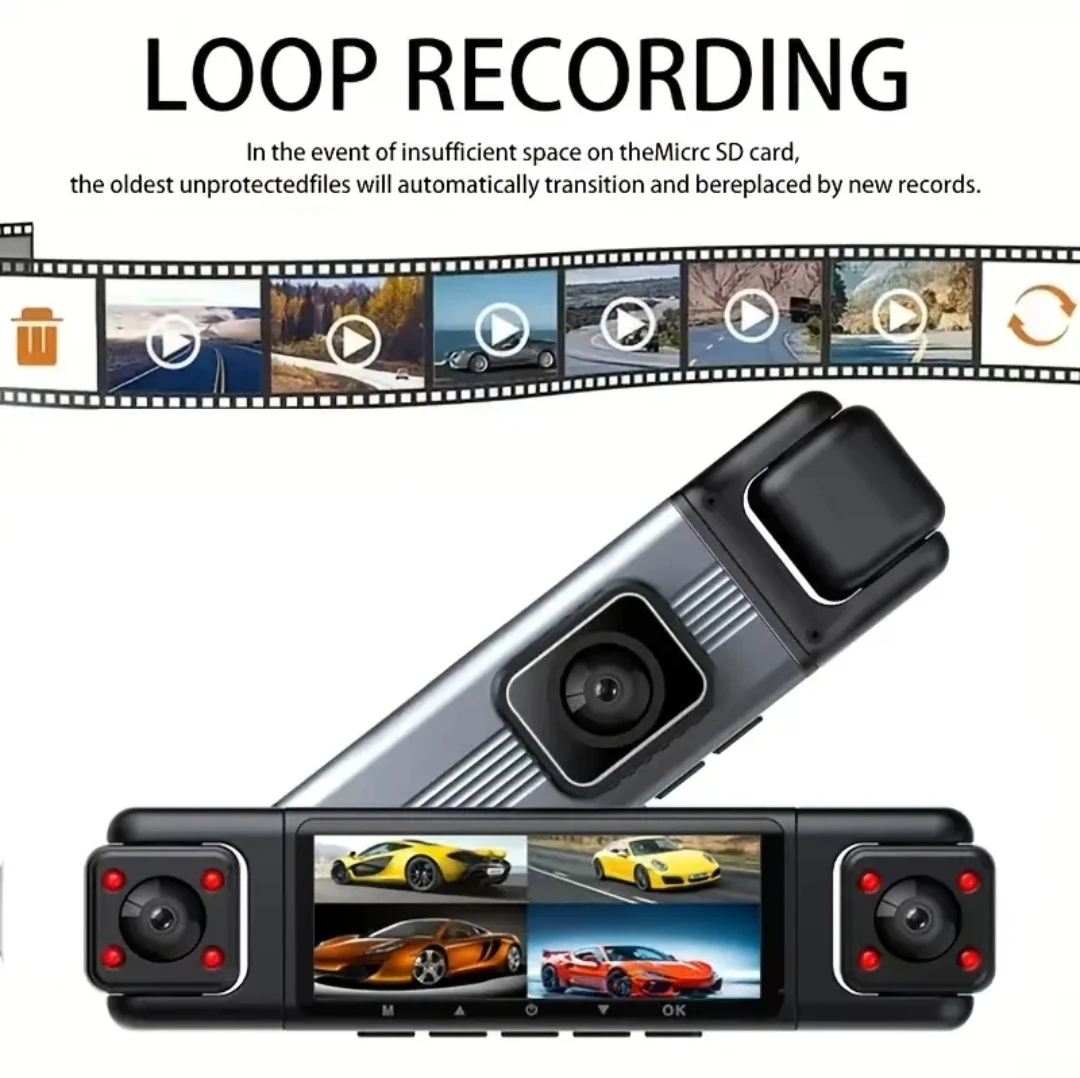 4-Channel Dash Cam 1080P Full HD Night Vision - photo 2