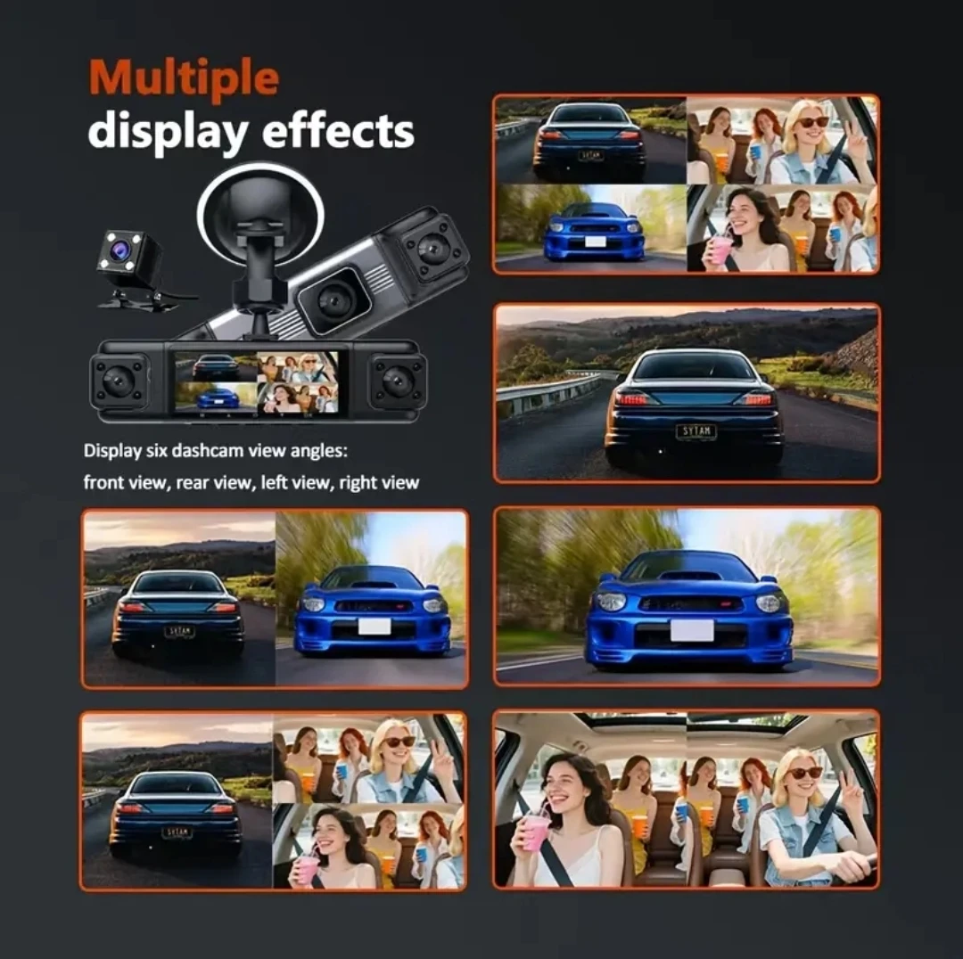 4-Channel Dash Cam 1080P Full HD Night Vision - photo 5