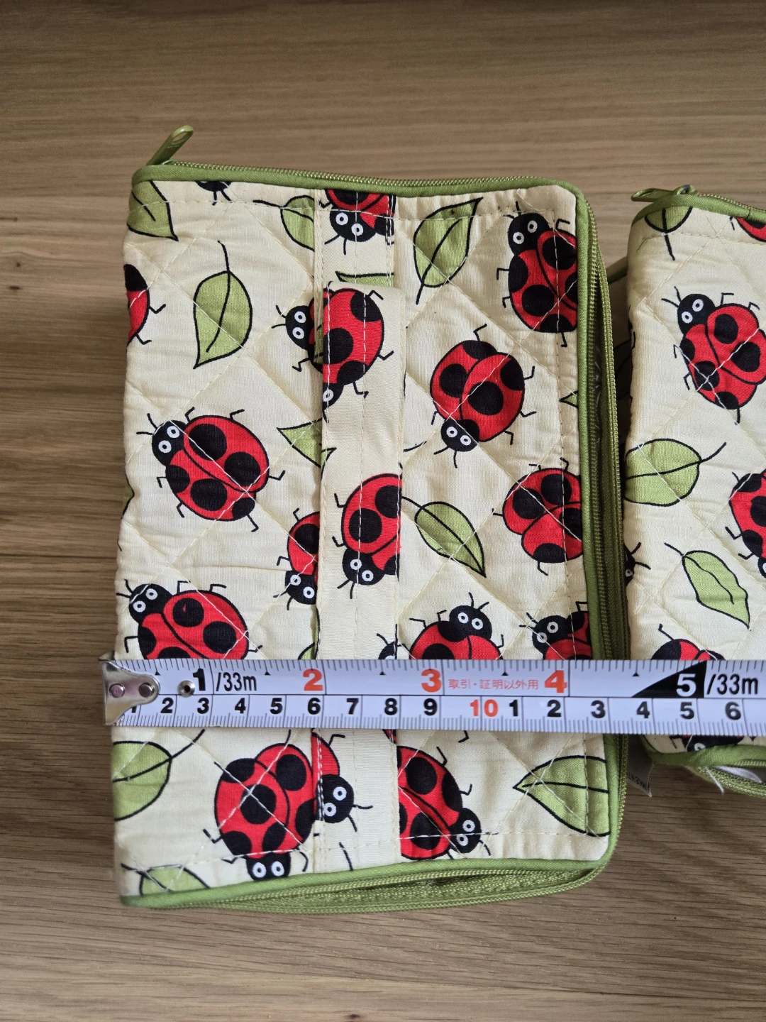 NaRaYa Ladybug Quilted Makeup Pouch Cosmetic Bag - photo 3