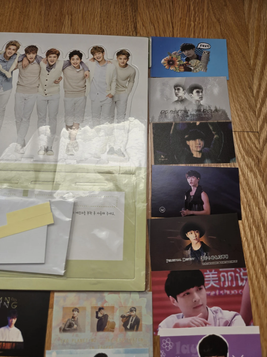 2016 EXO-M Nature Republic Standee Photocards Yixing Lay Luhan - photo 5