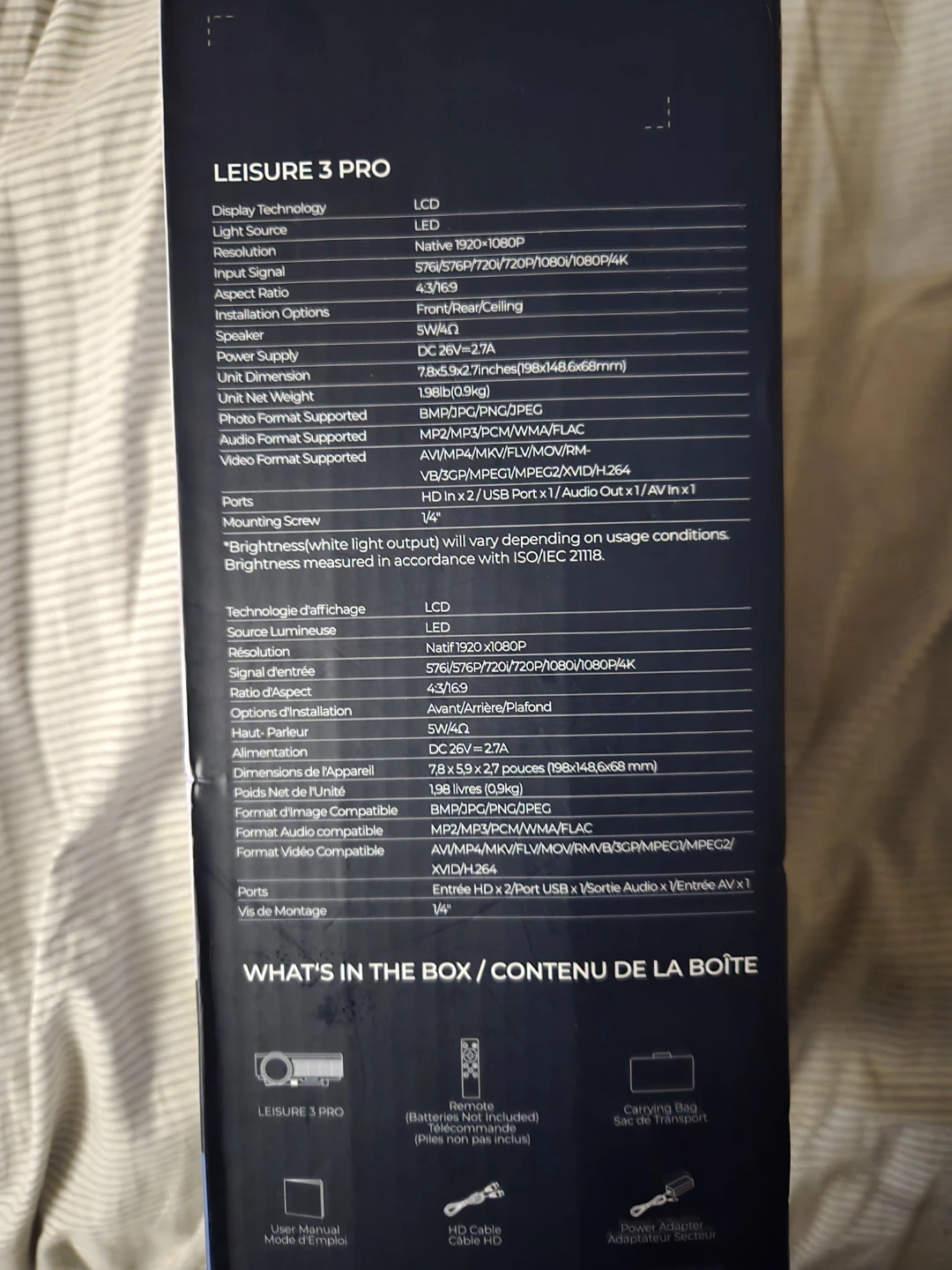 VANKYO LEISURE 3 PRO Full HD Video Projector - photo 2