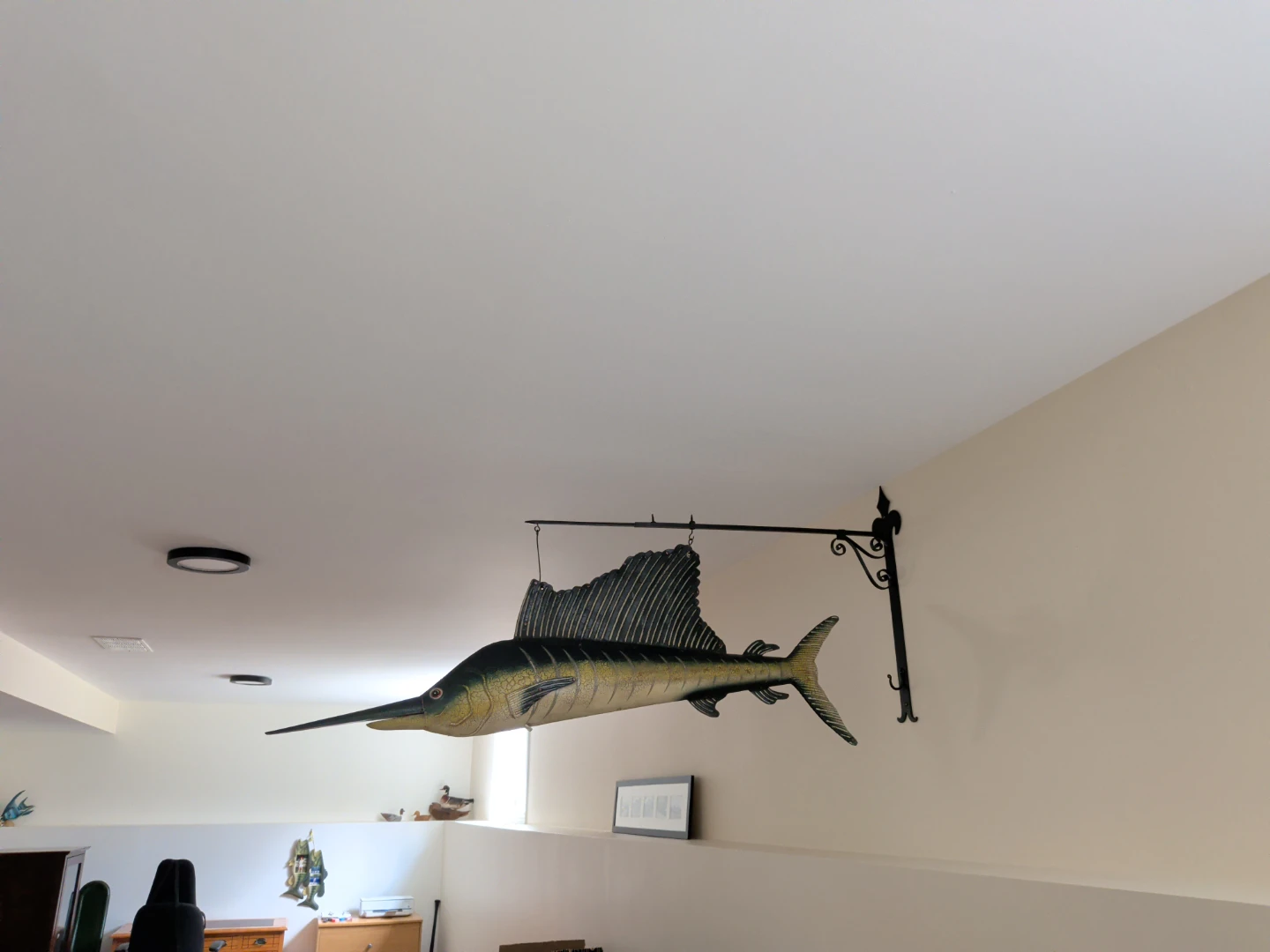 Vintage Metal Sailfish Wall Decor - photo 2