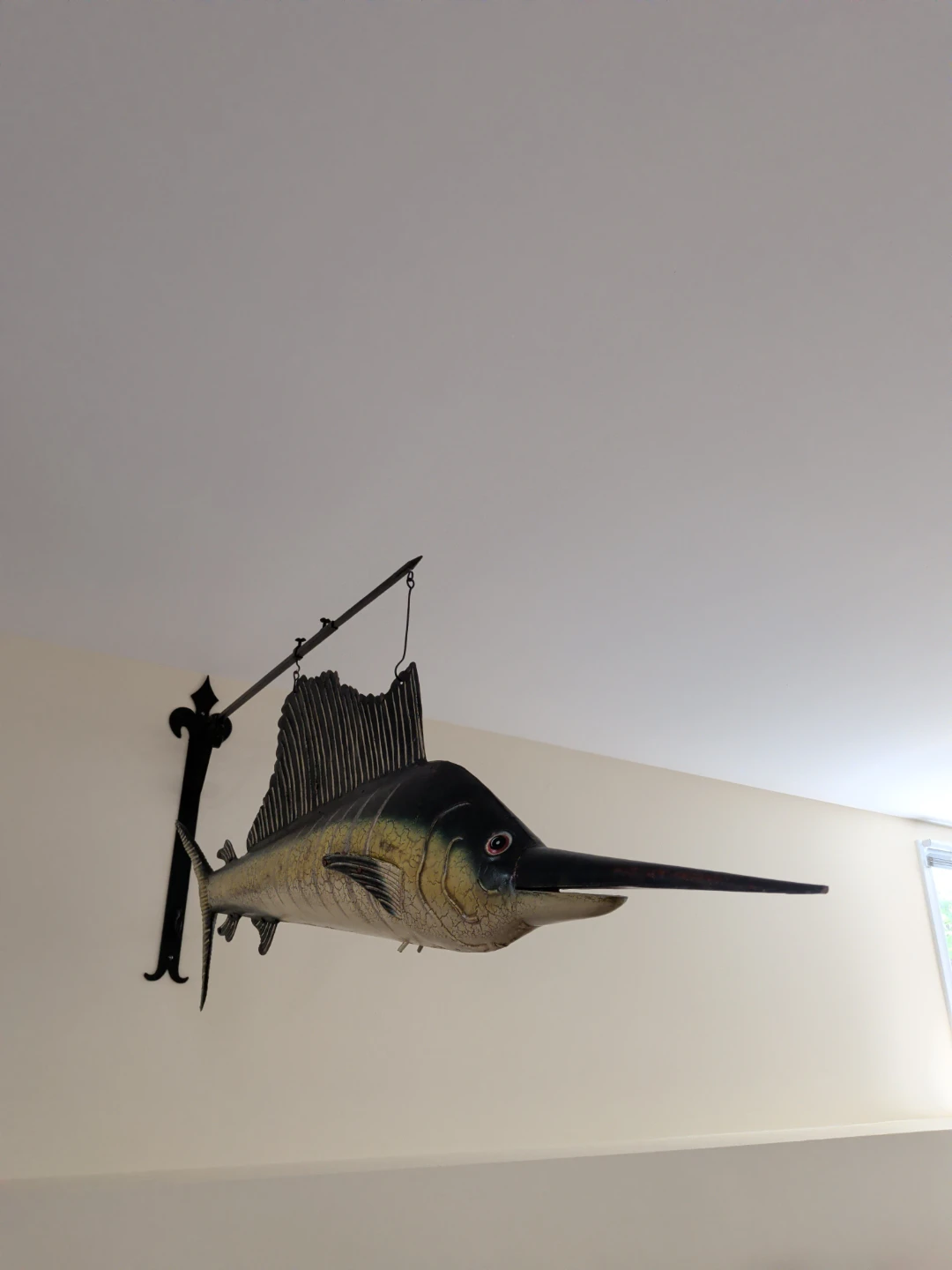 Vintage Metal Sailfish Wall Decor - photo 3