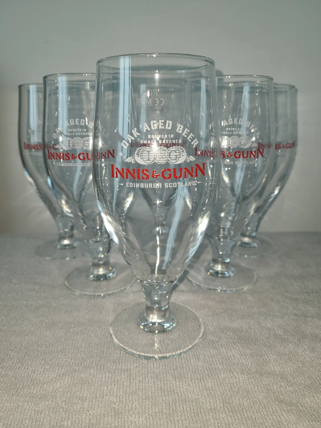 Set of 6 Innis & Gunn Pint Beer Glasses - photo 2