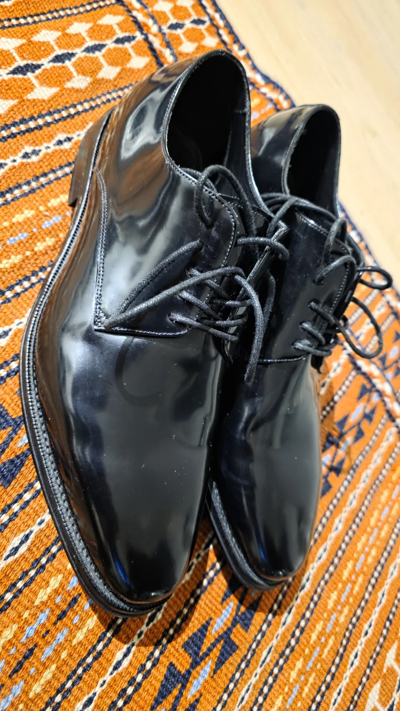 Black Patent Leather Dress Shoes - US Size 10