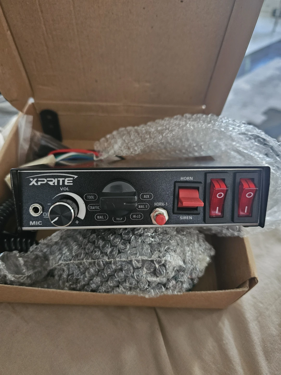 XPRITE 100W PA Control Unit w/ Microphone