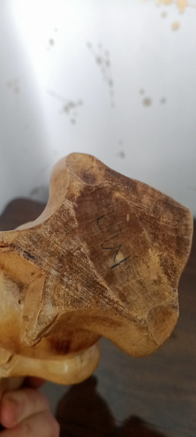 Wooden Elephant Figurine - photo 2