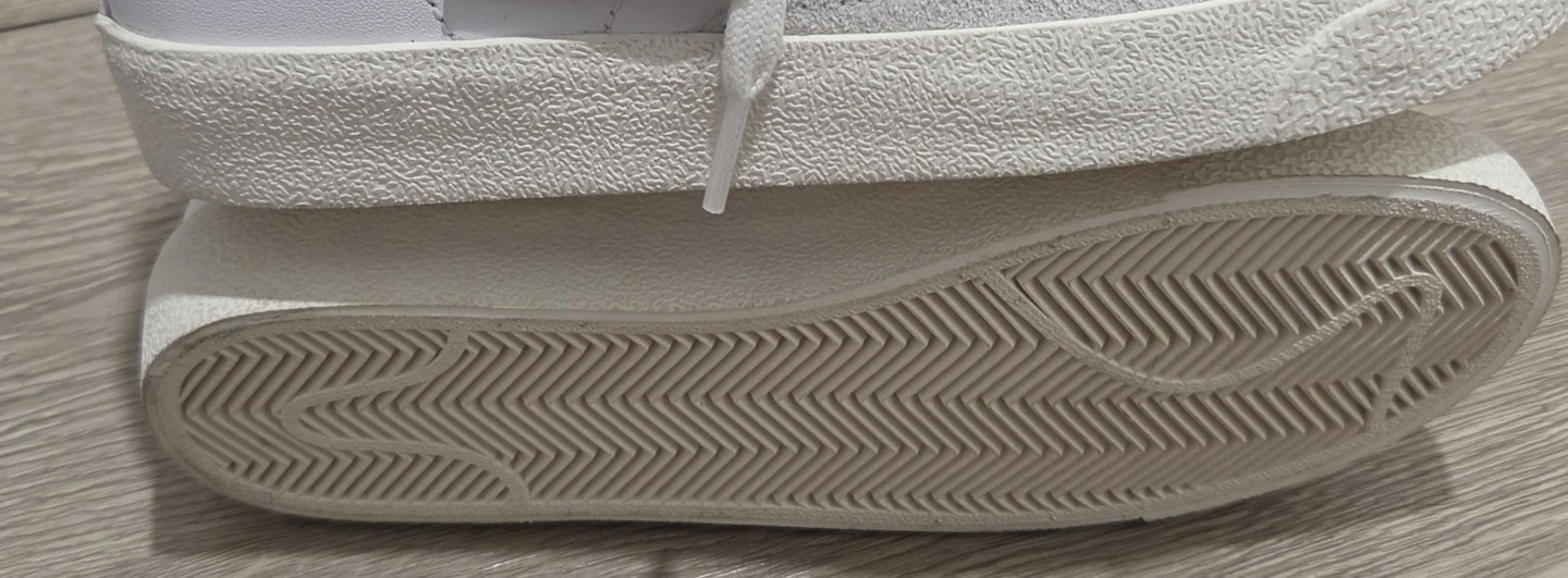 Nike Blazer Mid '77 Vintage White Black High Top Sneakers - photo 4