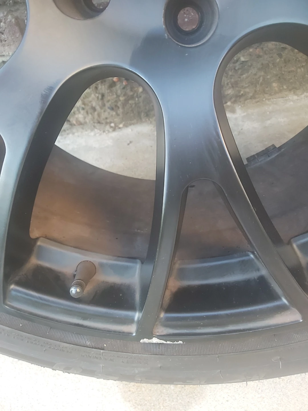 Set of 4 Matte Black 20-inch Rims and Tires - photo 5