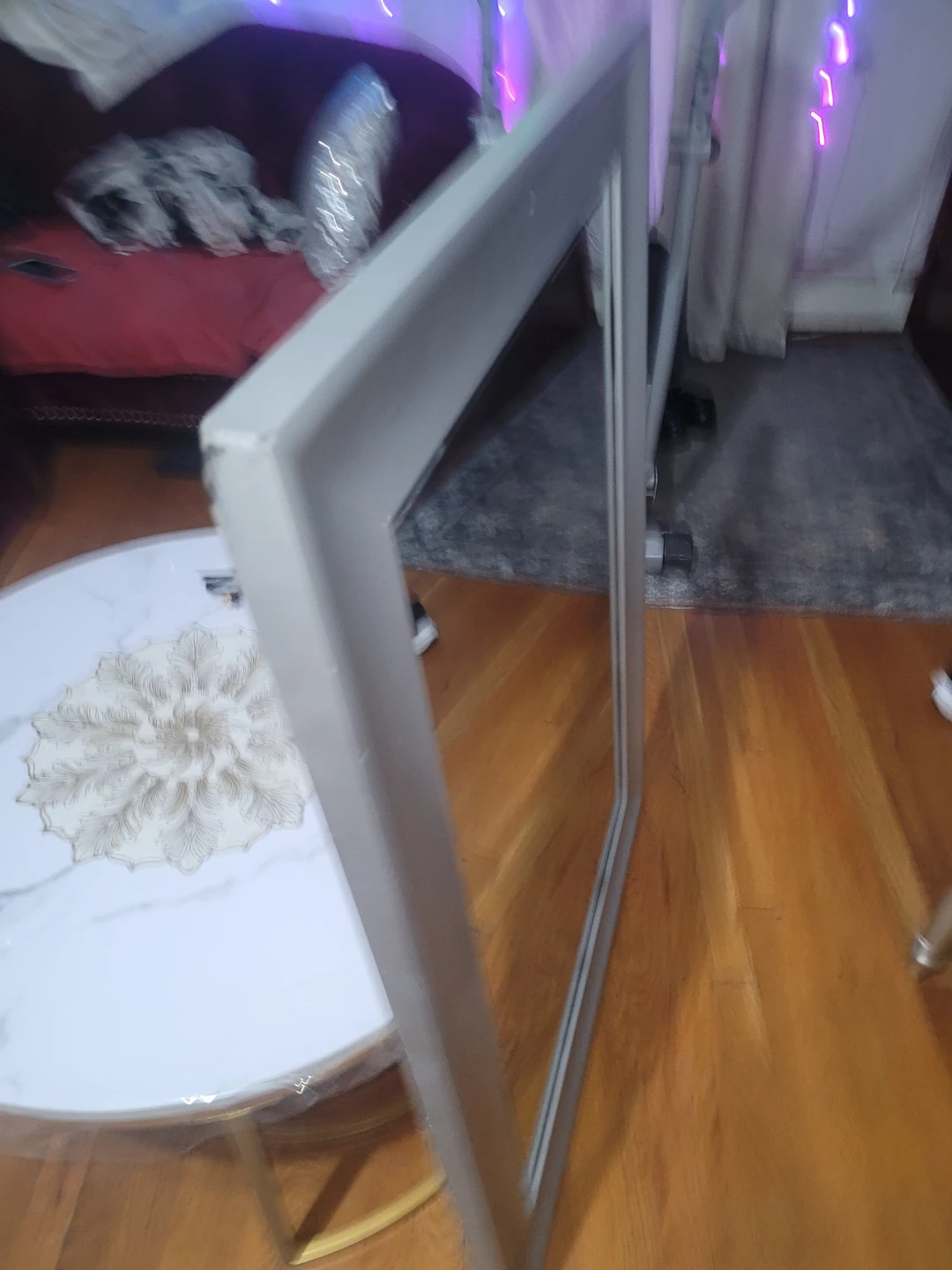 Silver Framed Mirror