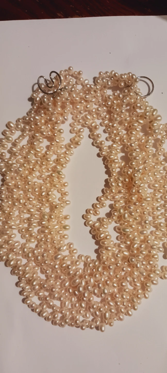 Genuine Freshwater Pearls Multi Strand Necklace - photo 5