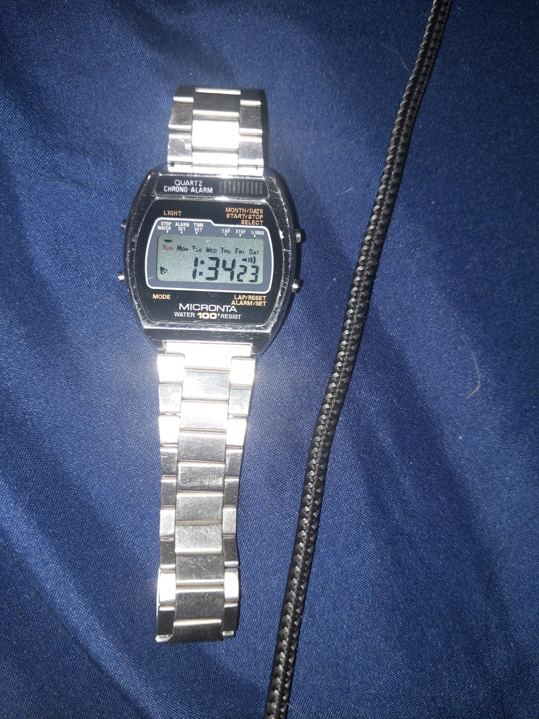 Micronta Quartz Chrono-Alarm Watch