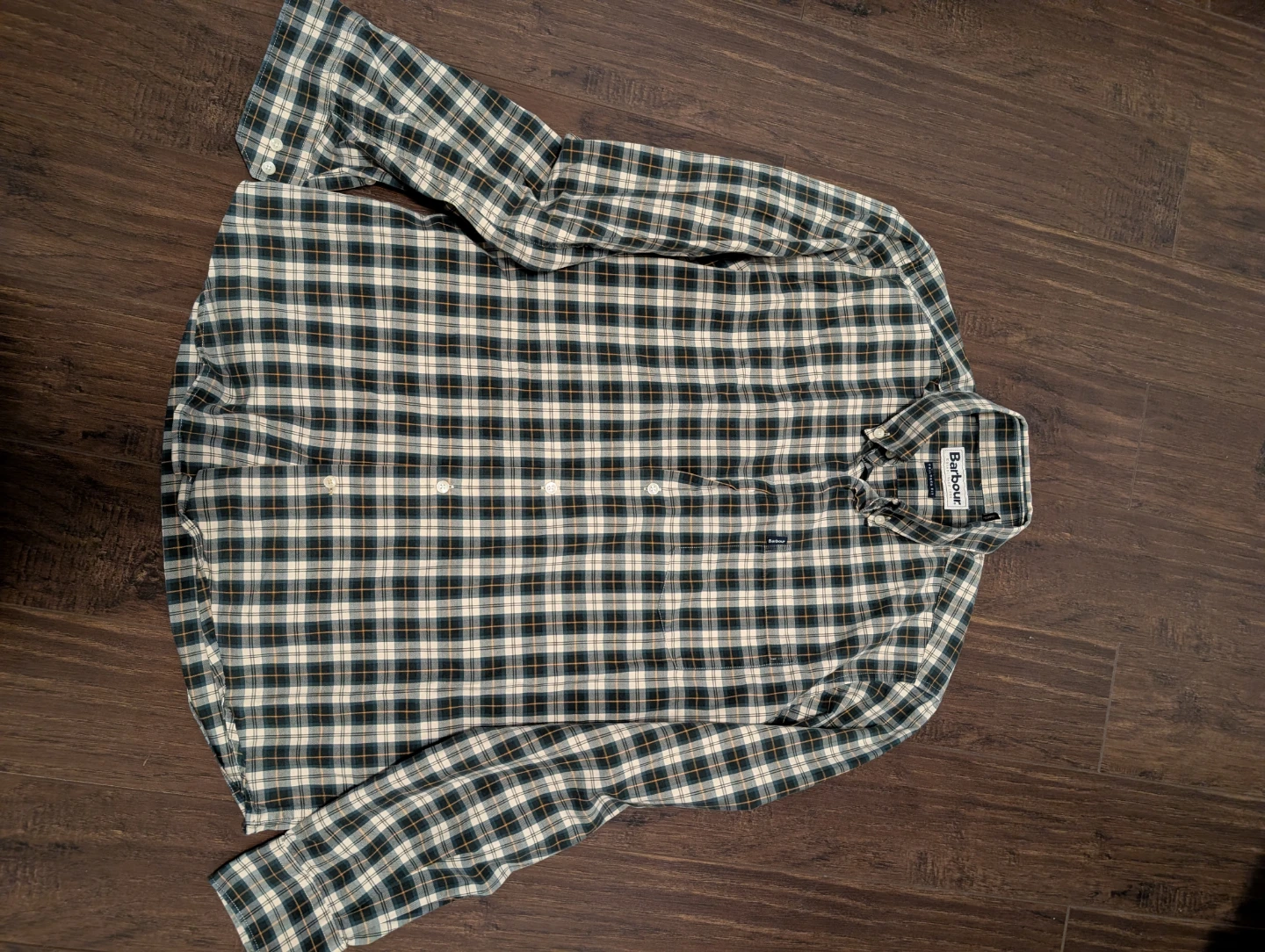 Barbour Plaid Tailored Fit Button-Up Shirt