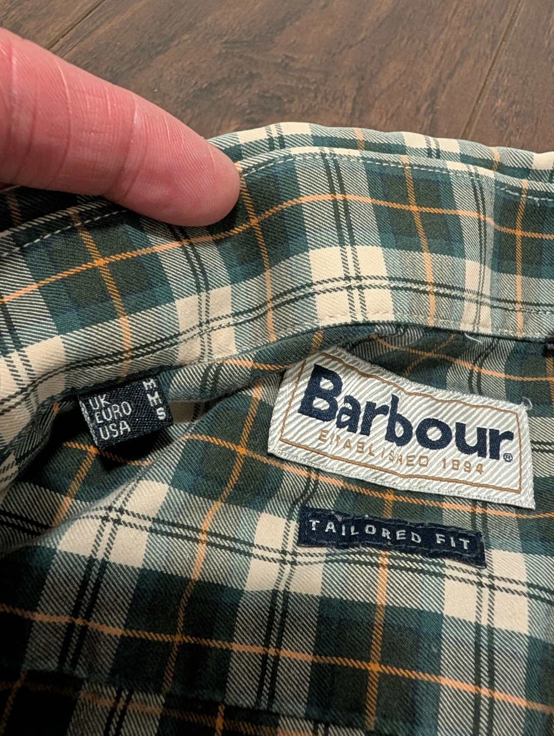 Barbour Plaid Tailored Fit Button-Up Shirt - photo 2