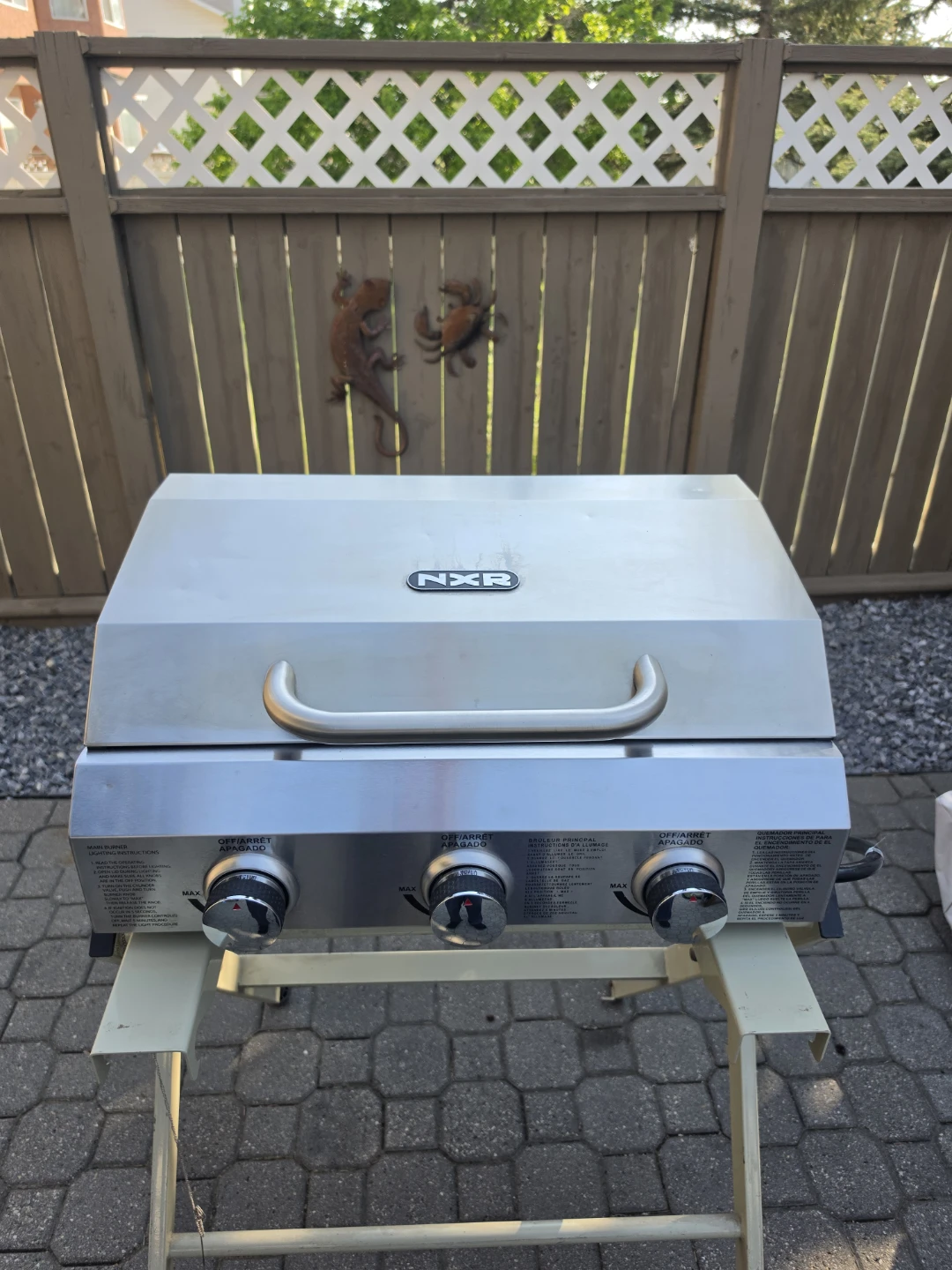 NXR Stainless Steel Propane Grill