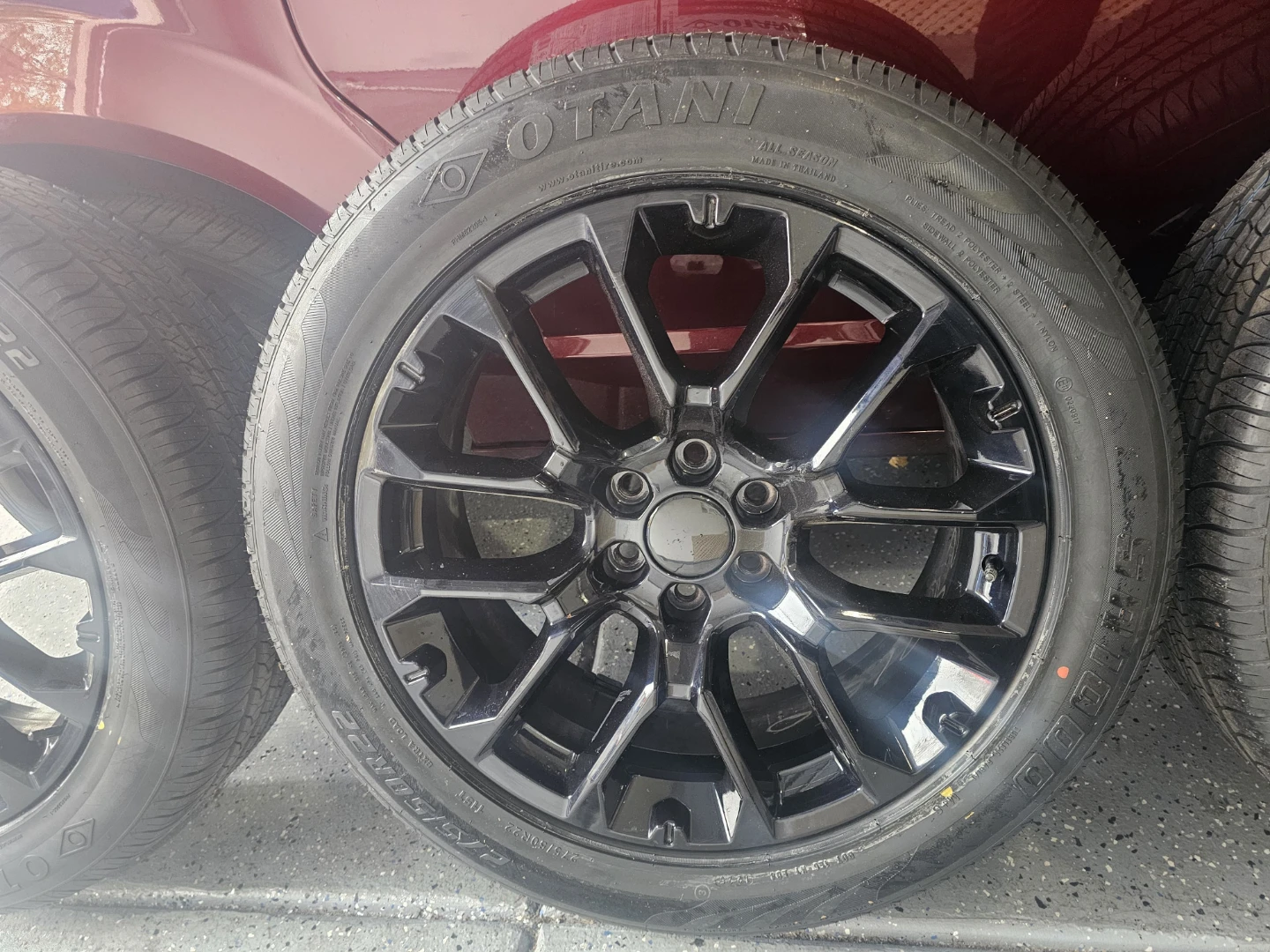New 22 inch rims wheels with new tires 6 lug 6x139.7 6x5.5