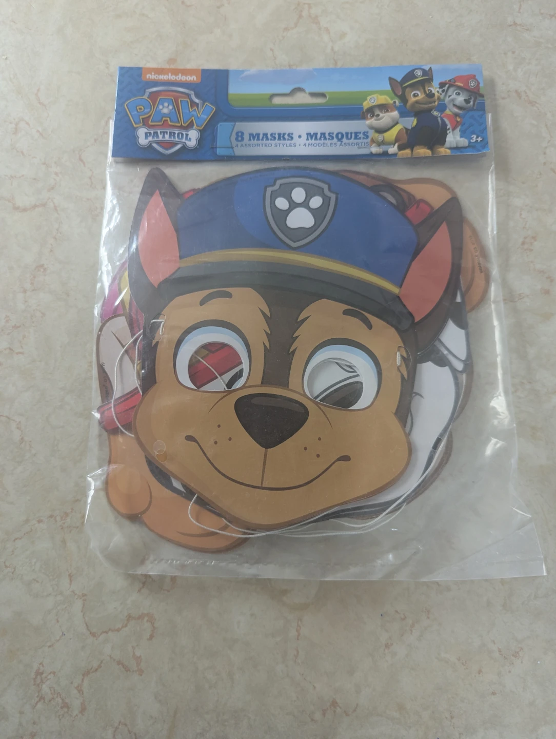 Paw Patrol Party Masks 8pc.