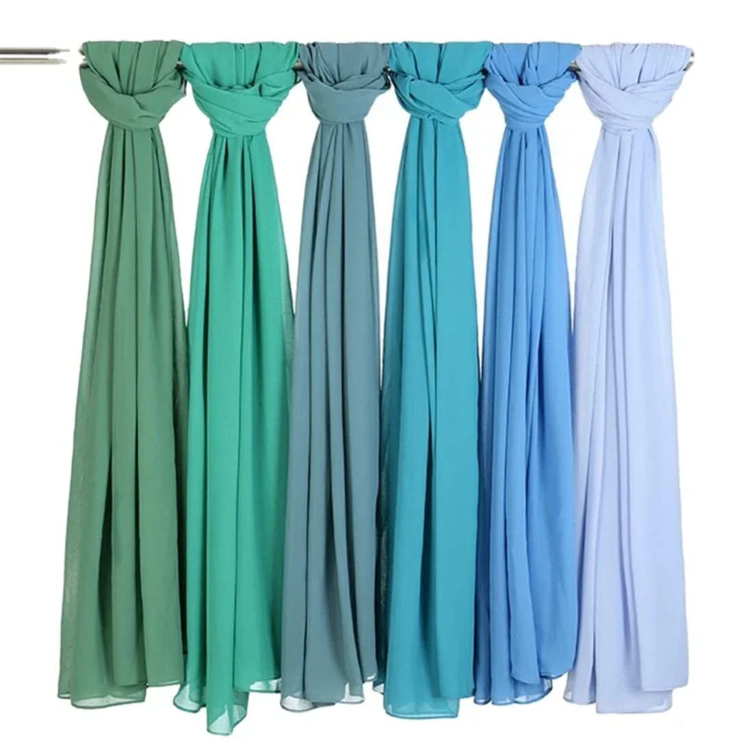 Chiffon Scarves Assorted Colours