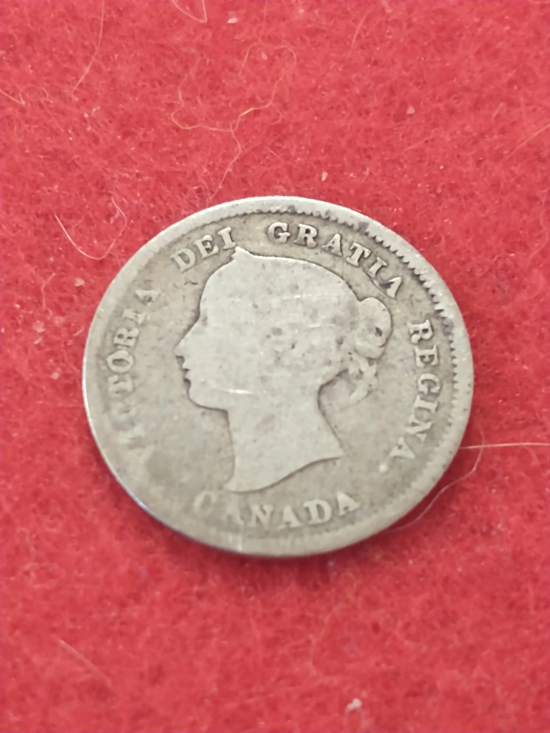 Beauty 1872 Canada Victoria .925 silver five cent piece KM#2 - photo 3
