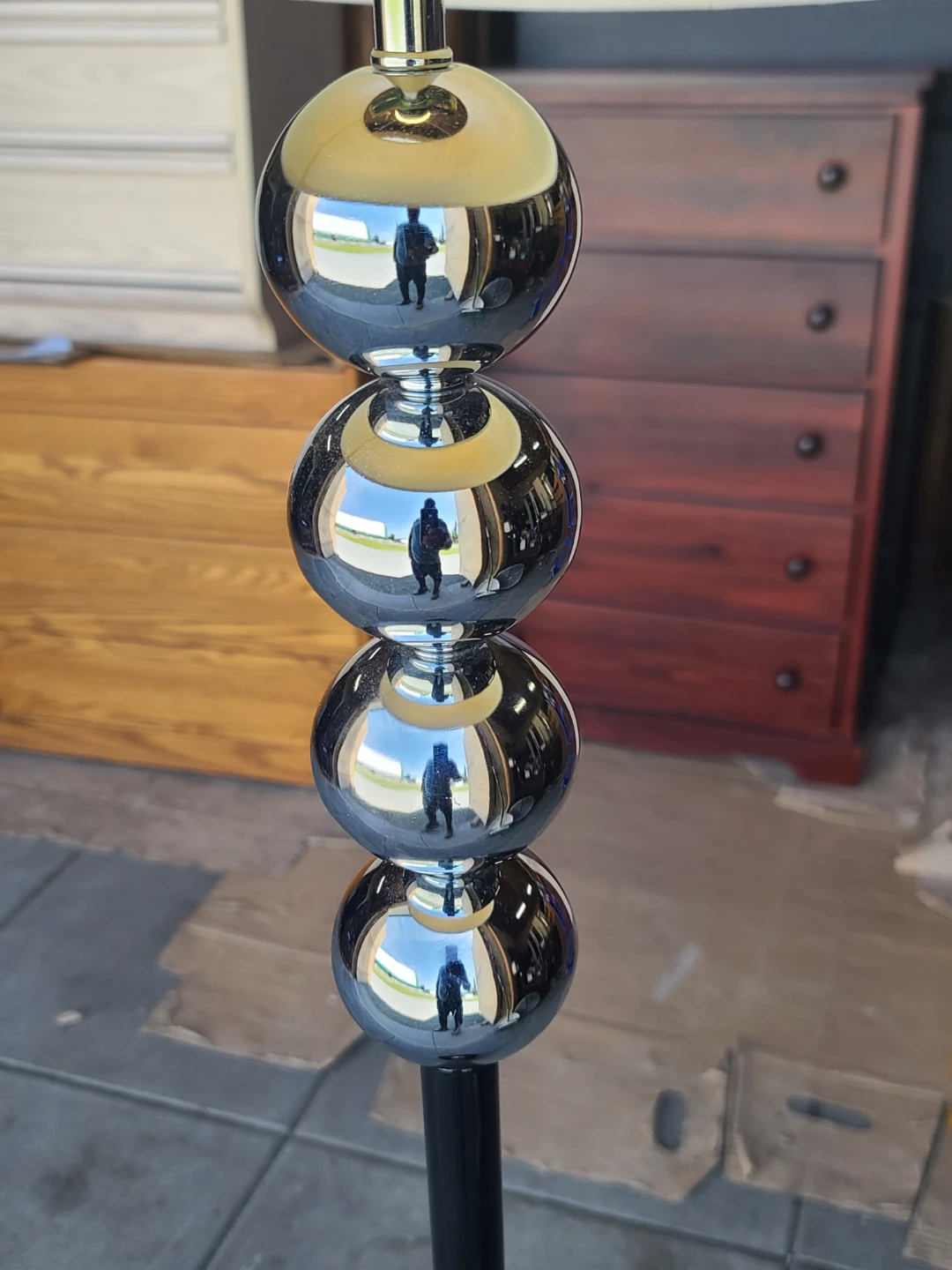 Floor Lamp with Stacked Sphere Accents - photo 2