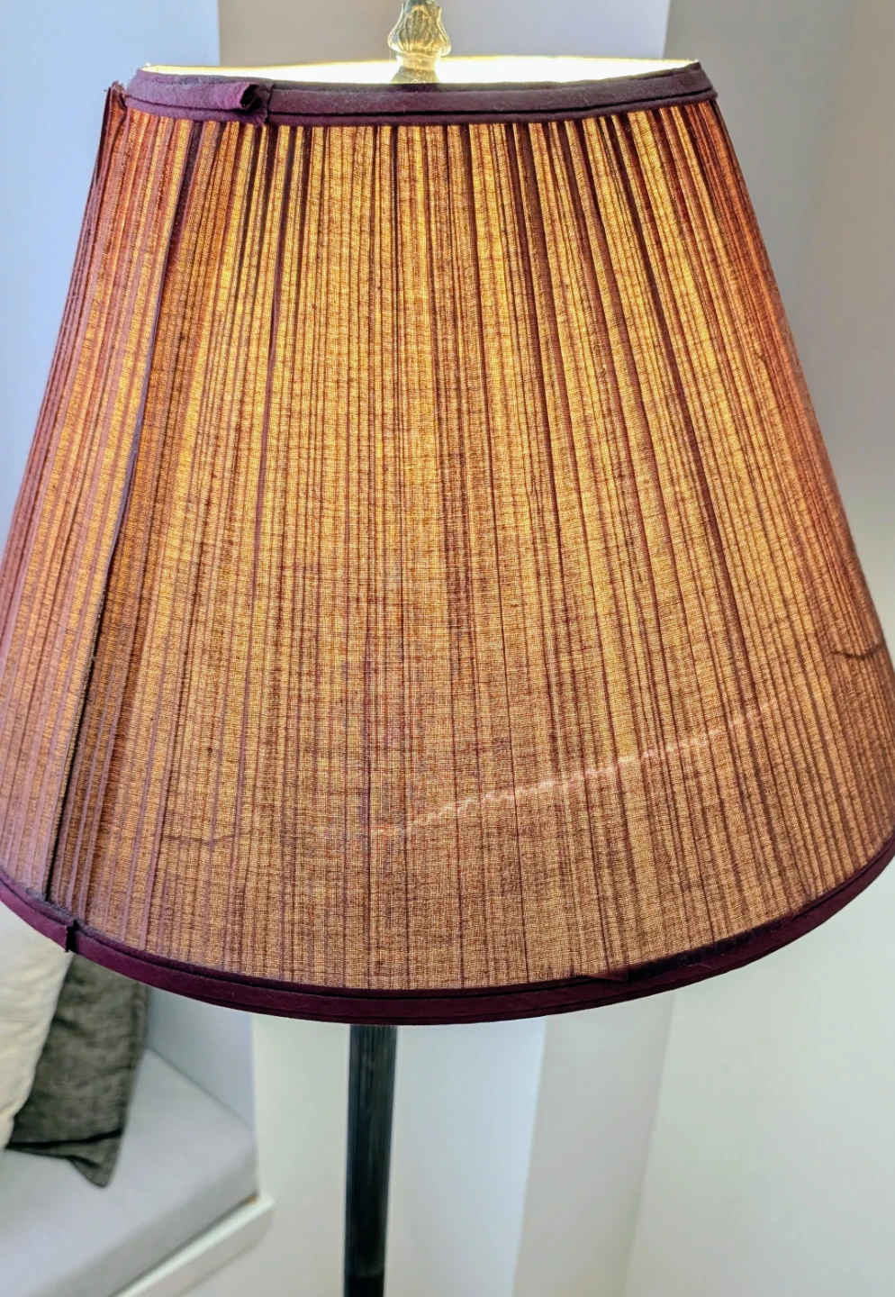 Floor Lamp with Pleated Shade - photo 2