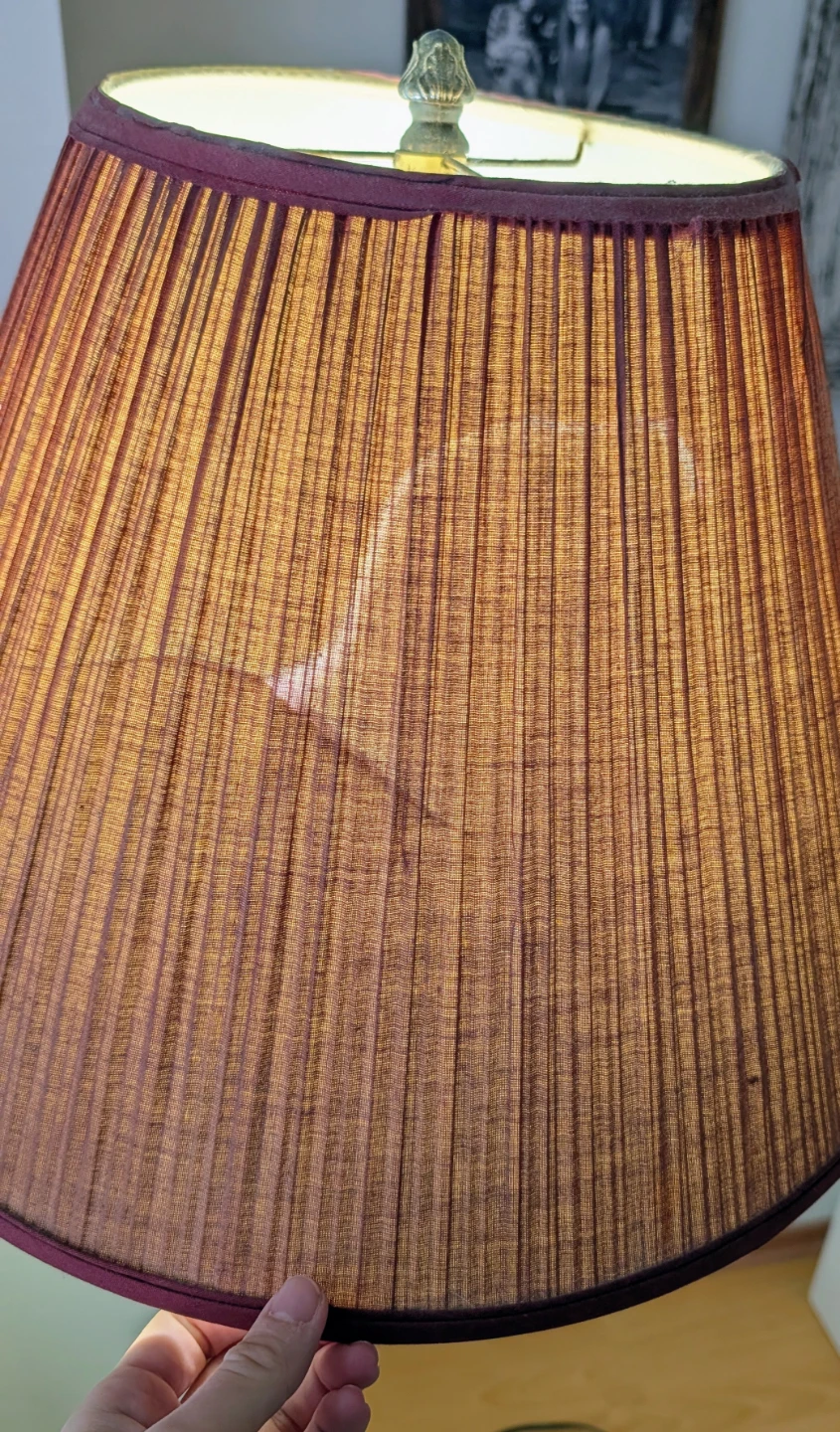 Floor Lamp with Pleated Shade - photo 3