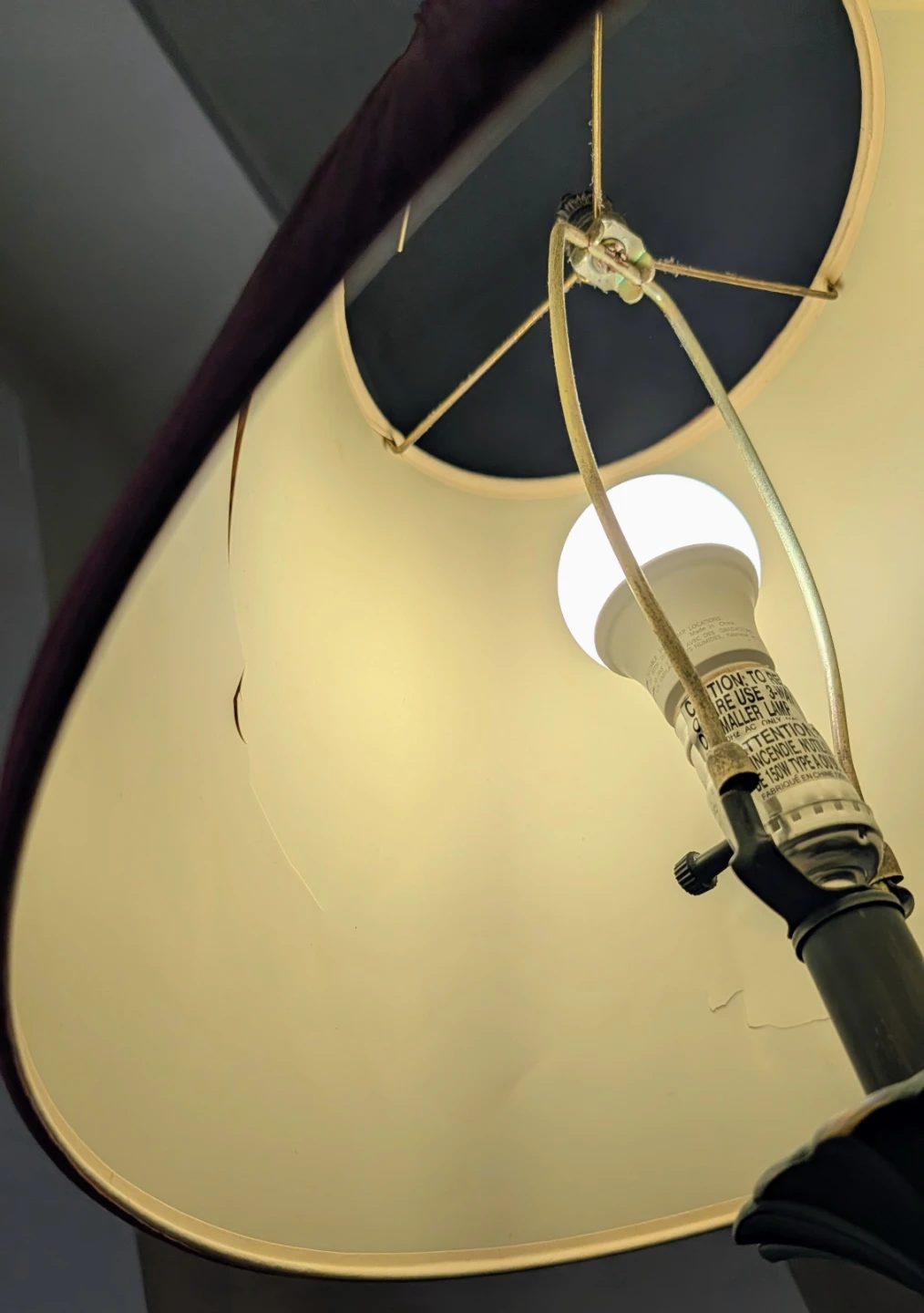 Floor Lamp with Pleated Shade - photo 5
