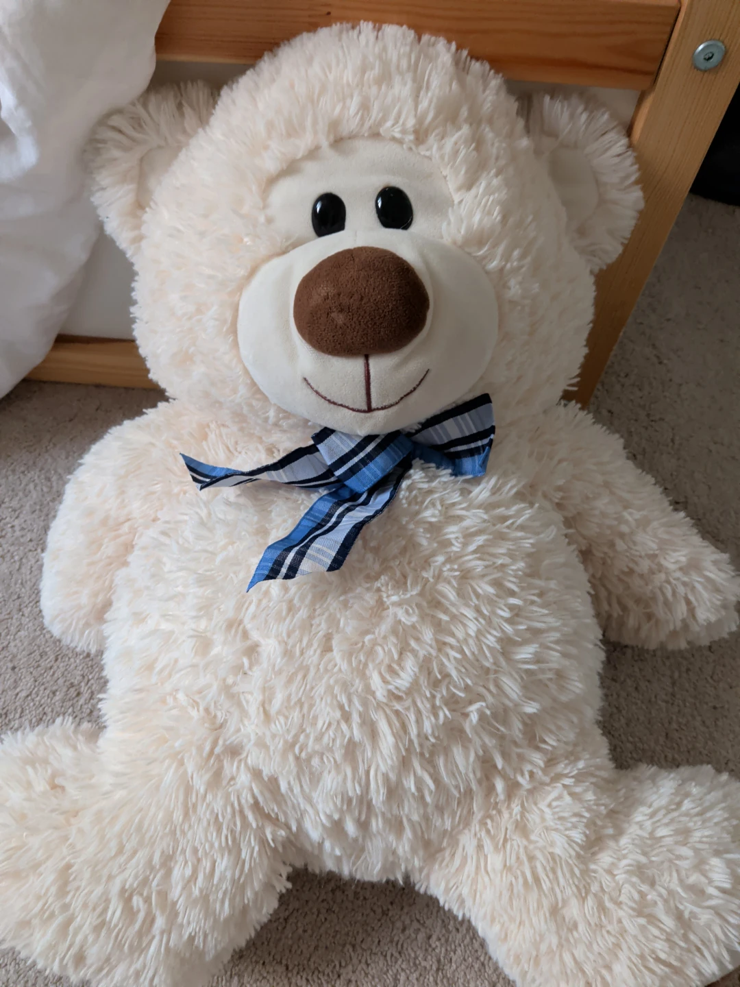 Cream coloured teddy bear