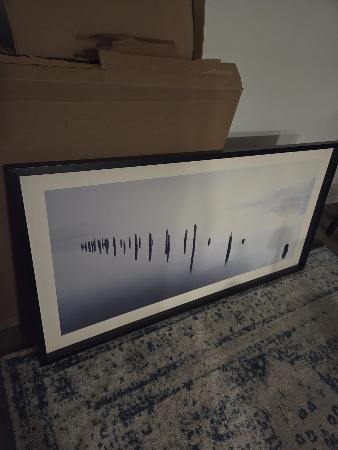 Framed Artwork - Pier Pilings IKEA