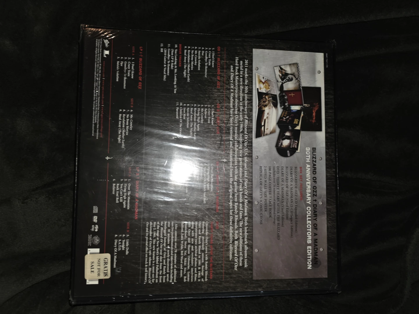 Ozzy Osbourne Blizzard of Ozz + Diary of a Madman Box Set - photo 3