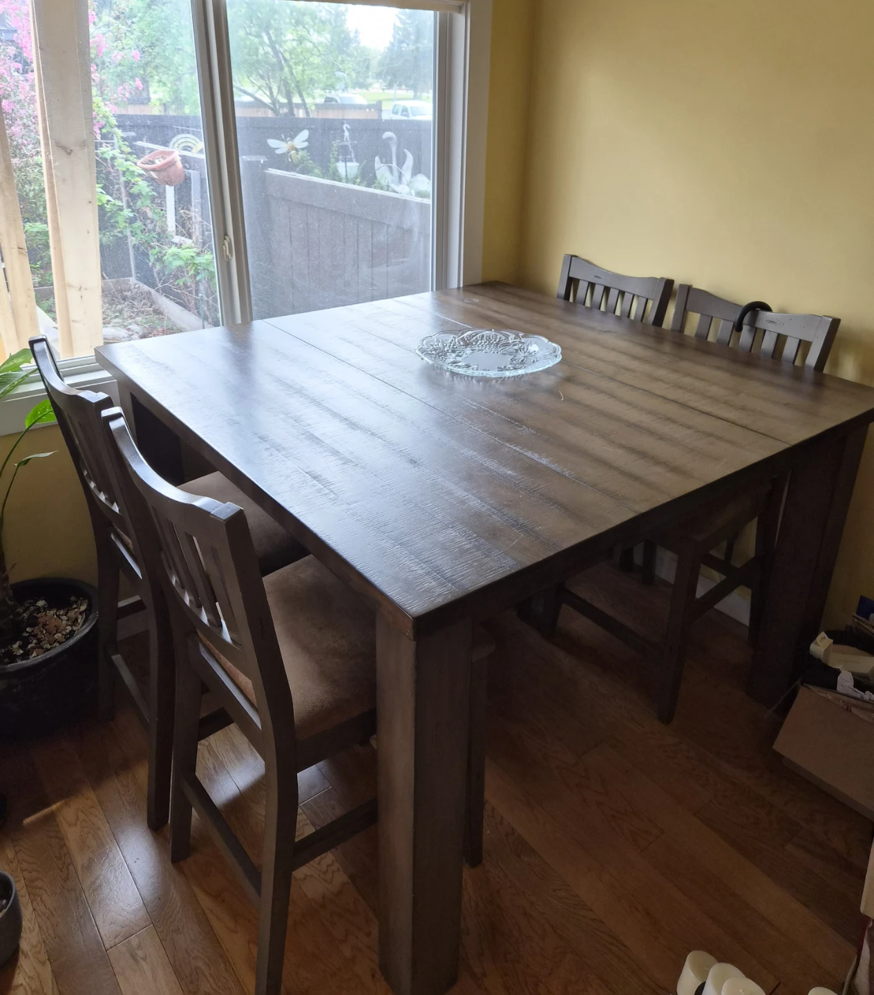 Square Dining Table and Chairs Set - photo 2