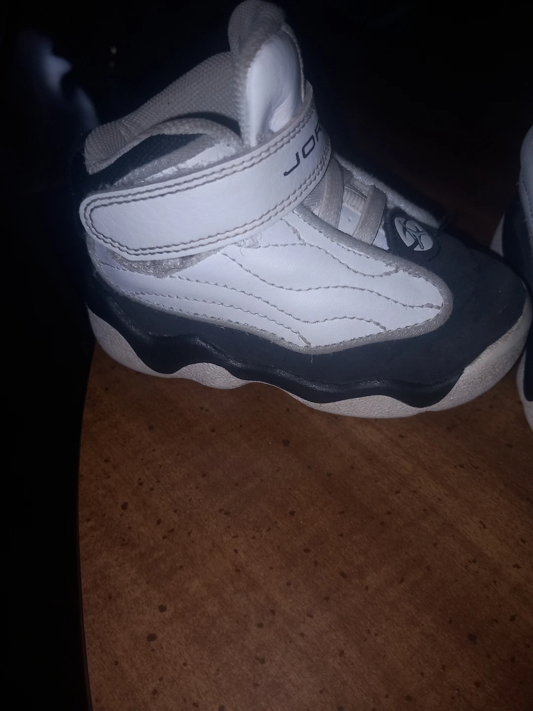 Jordan Crib Shoes - White/Black - photo 2
