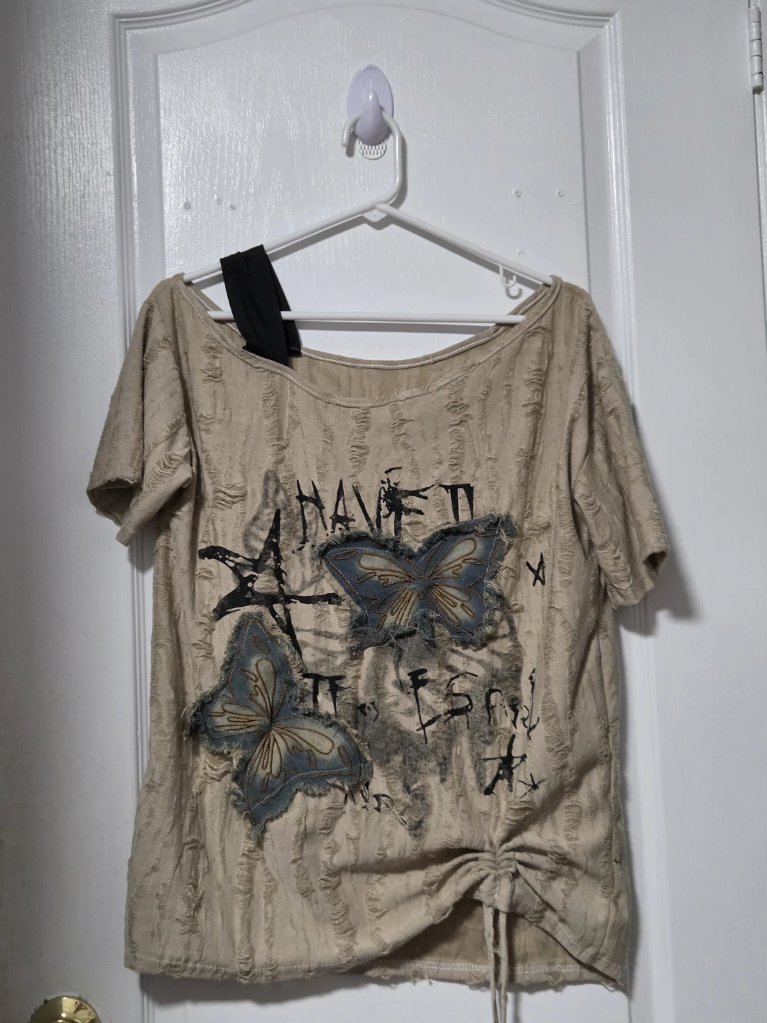 Butterfly Graphic Oversized T-Shirt