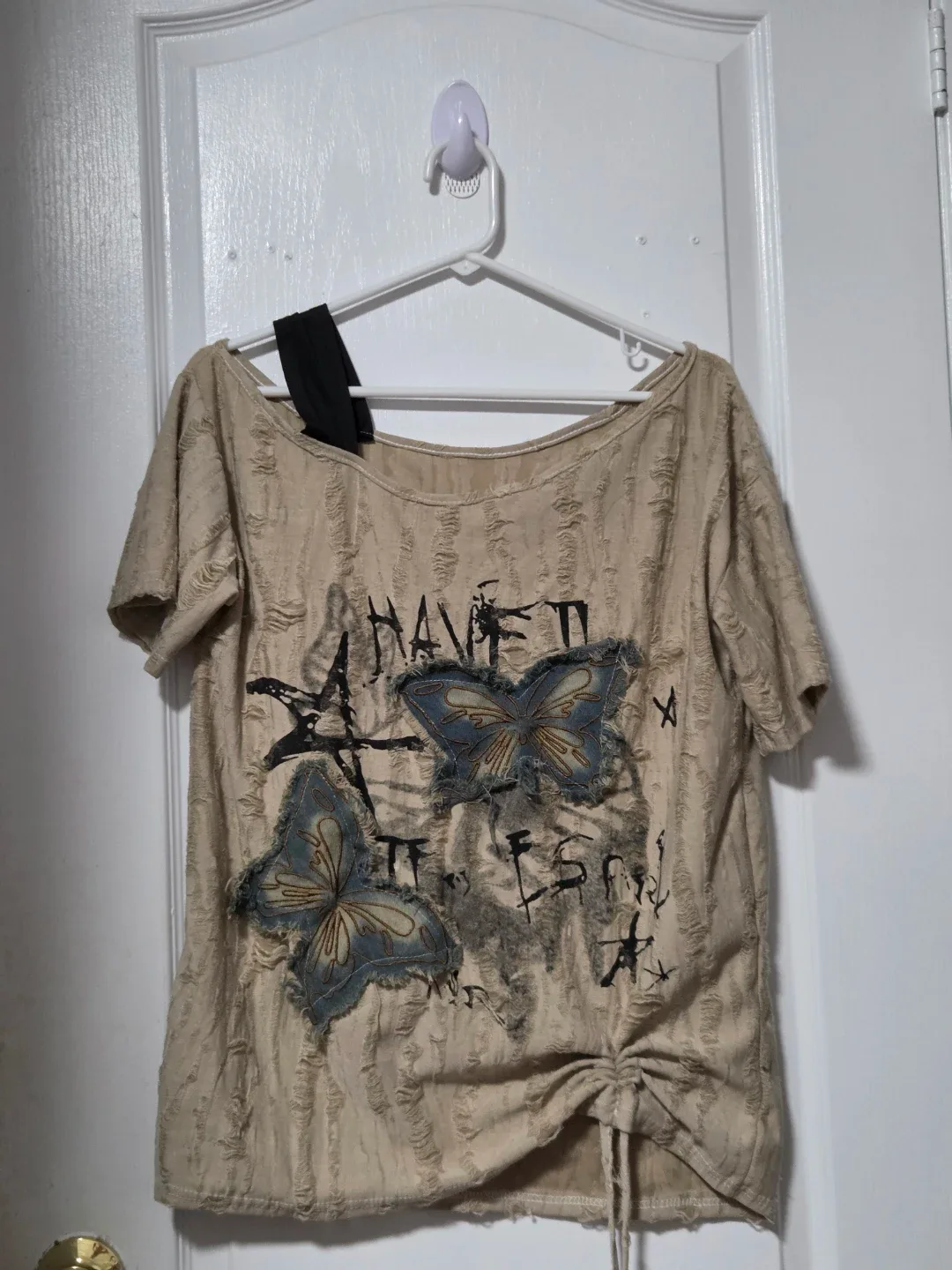 Butterfly Graphic Oversized T-Shirt