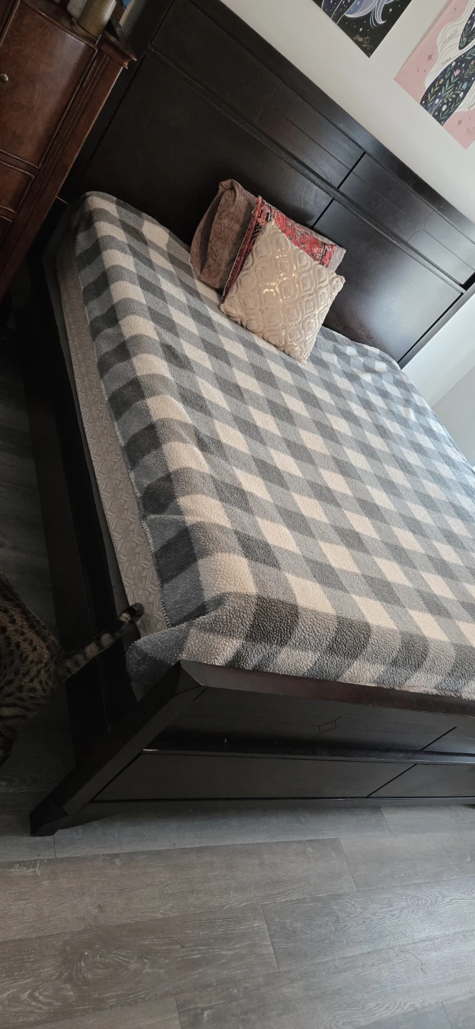 King Size Bed Frame with Mattress - photo 2