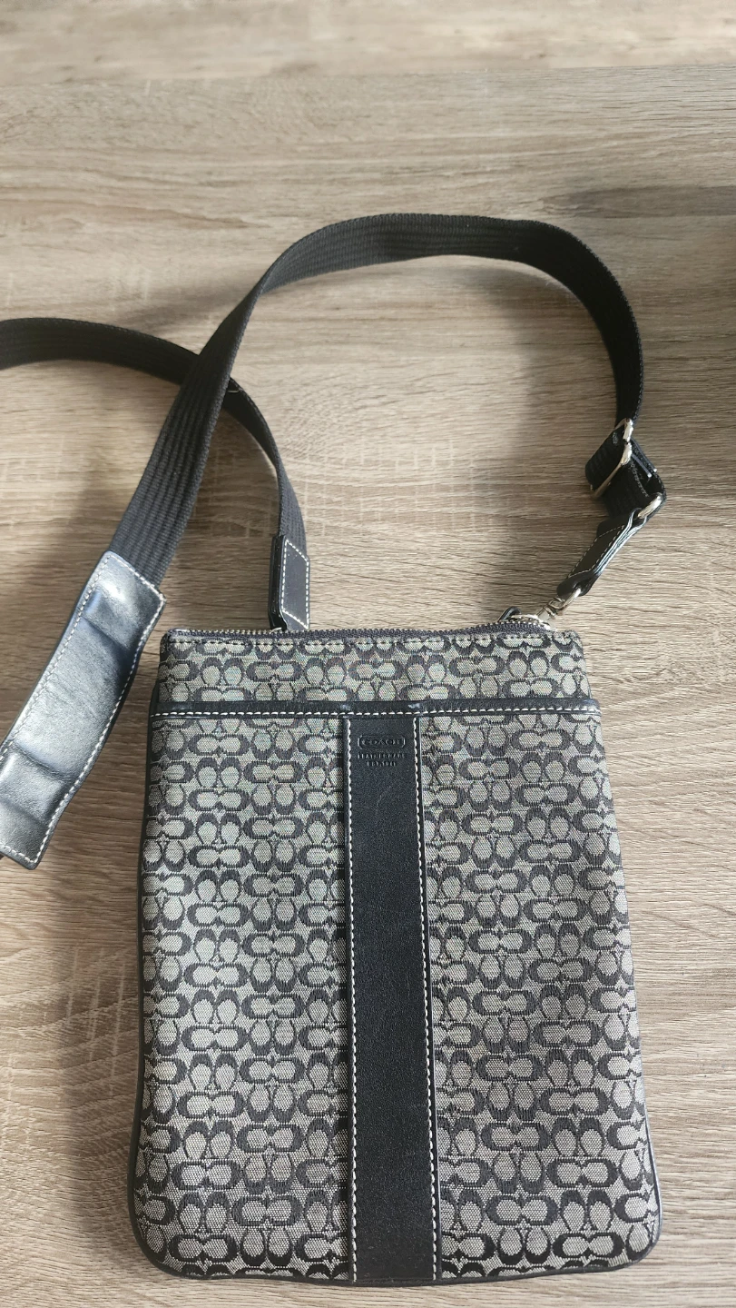 Coach Signature Jacquard Crossbody Bag