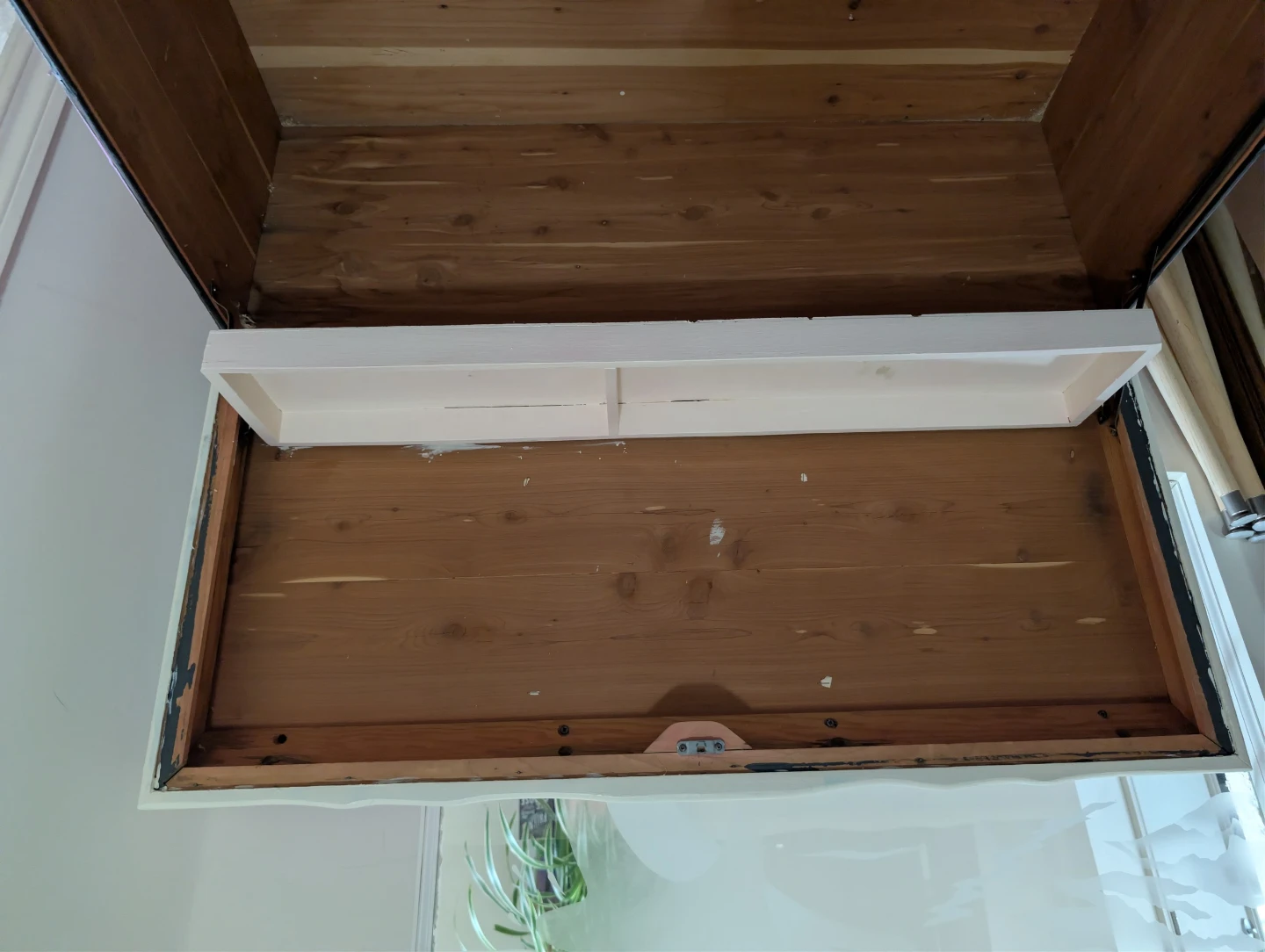Down the Rabbit Hole Cedar Chest Storage Trunk - photo 5