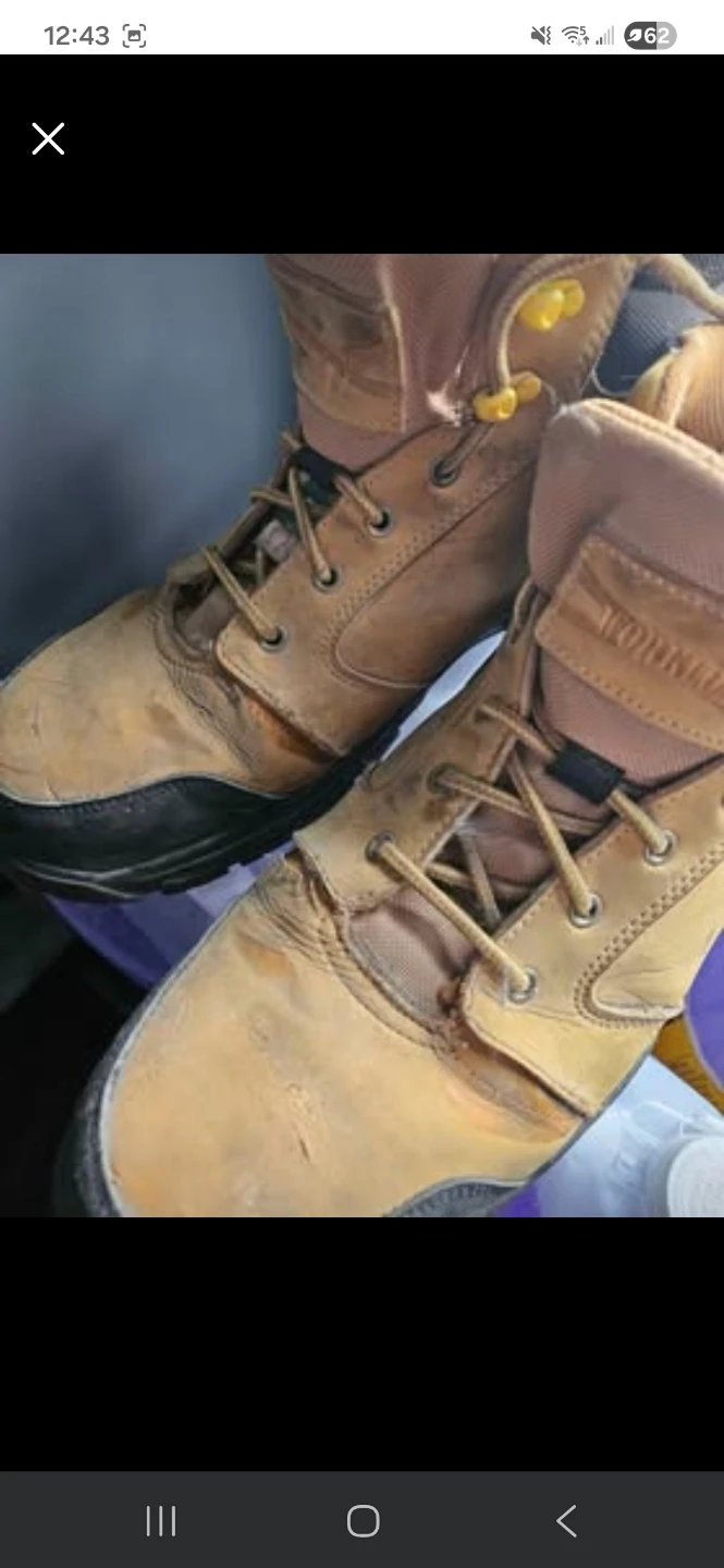 Mens Steel Toe Work Boots..size 12 - photo 2