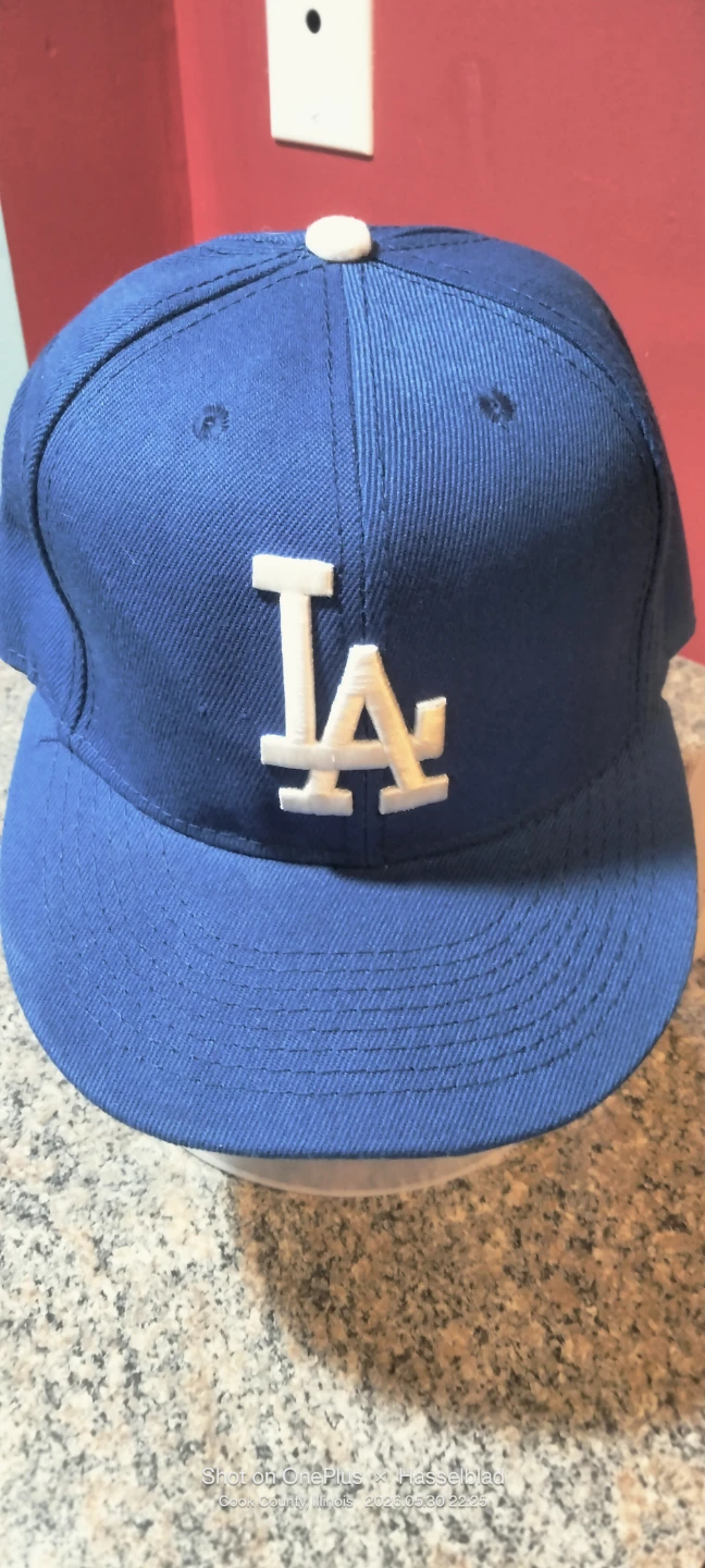 New Era LA Dodgers 59FIFTY Fitted Hat Size 7 1/8