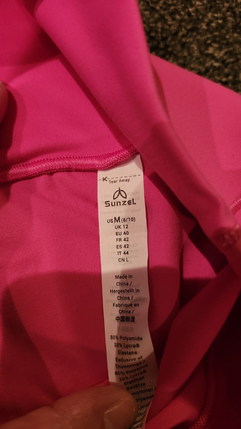 Sunzel Pink Ruched Leggings Size M - photo 3